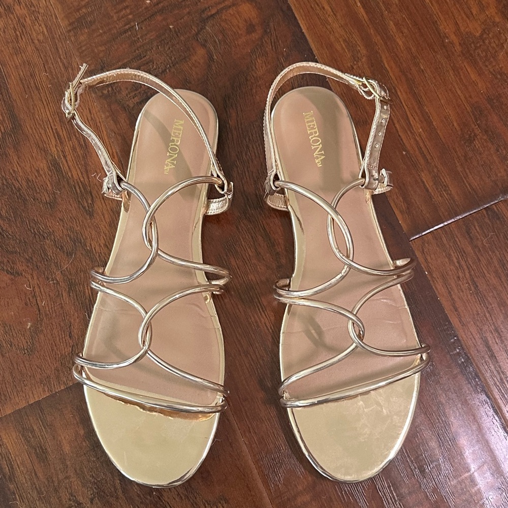 Gold Women's Sandals